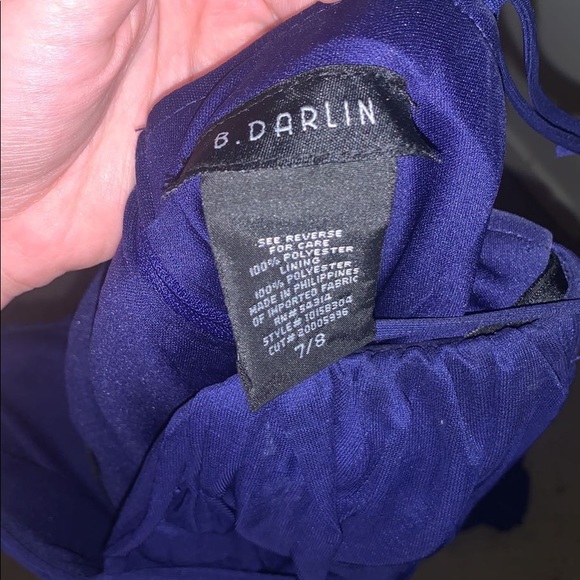 B Darlin Beaded Detail Prom Dress - Picture 4 of 4